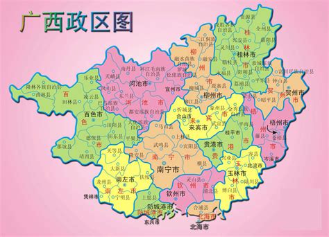 嚴禁擺放雜物 广西地图 中国